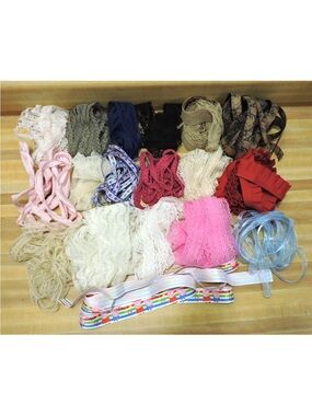 Large Lot Vintage Lace Lots of Scrap Pieces and Long Pieces  Lace